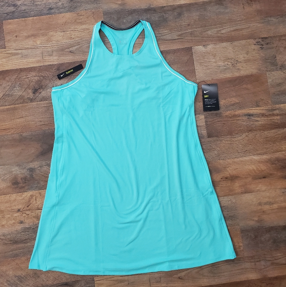 Nike Court Dry Dress Light Aqua/White